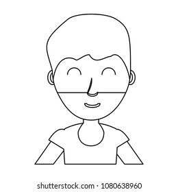 cartoon man icon