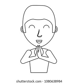 cartoon man icon