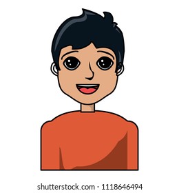 Cartoon man icon
