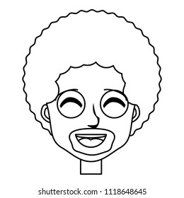 Cartoon man icon