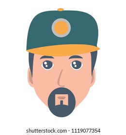 cartoon man icon