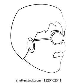 cartoon man icon