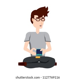cartoon man icon