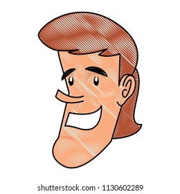 cartoon man icon
