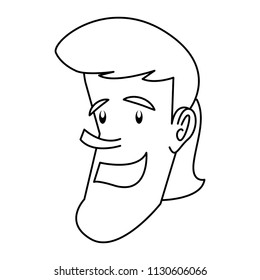 cartoon man icon