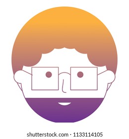 cartoon man icon