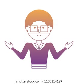 cartoon man icon