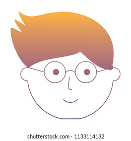 cartoon man icon