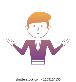 cartoon man icon