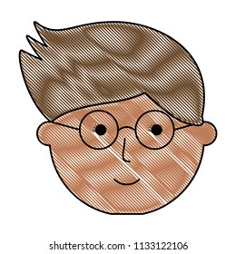 cartoon man icon