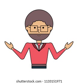 cartoon man icon