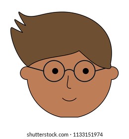 cartoon man icon