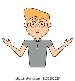 cartoon man icon