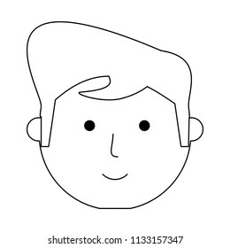 cartoon man icon