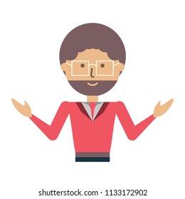 cartoon man icon