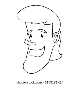 cartoon man icon