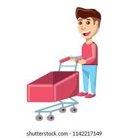 cartoon man icon