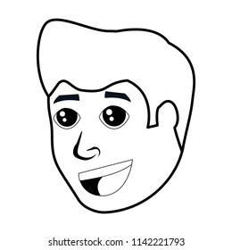 cartoon man icon