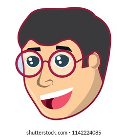 cartoon man icon