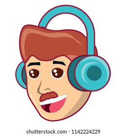 cartoon man icon