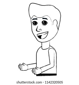 cartoon man icon