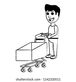 cartoon man icon