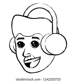cartoon man icon