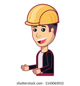 cartoon man icon