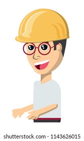 cartoon man icon