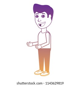 cartoon man icon