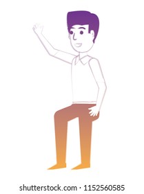 cartoon man icon