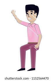 cartoon man icon