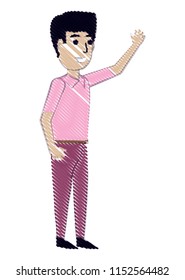 cartoon man icon