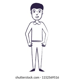 cartoon man icon