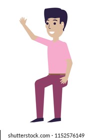 cartoon man icon