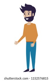 cartoon man icon