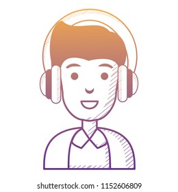 cartoon man icon