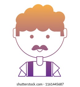cartoon man icon