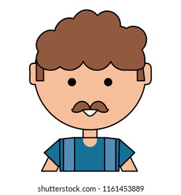 cartoon man icon