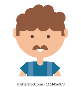 cartoon man icon