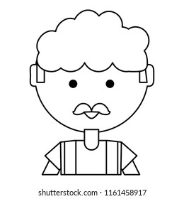 cartoon man icon