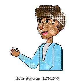 cartoon man icon