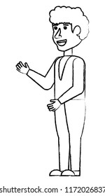 cartoon man icon