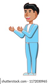 cartoon man icon