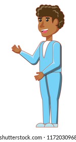 cartoon man icon