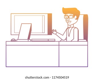 cartoon man icon