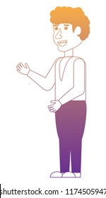 cartoon man icon