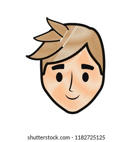 cartoon man icon