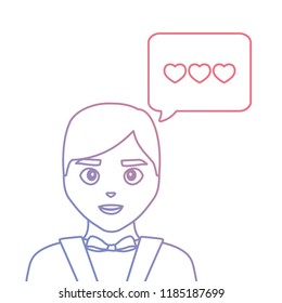 cartoon man icon