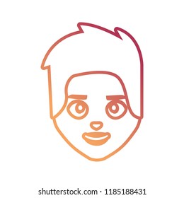 cartoon man icon